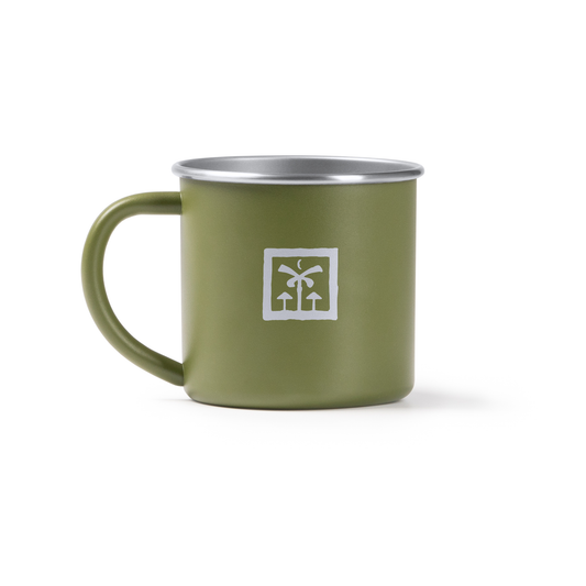 Recycled Stainless Steel Vintage Enamel Style Mug